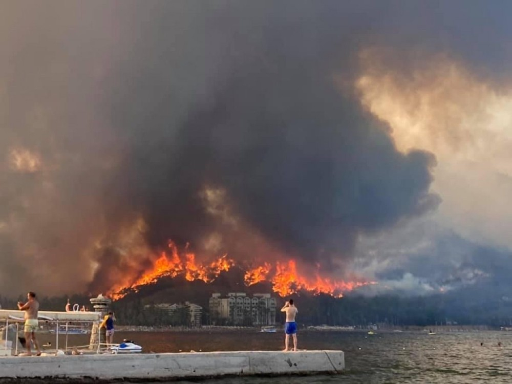 Лесные пожары в Турции: Локализовано 70 из 81 очага возгорания