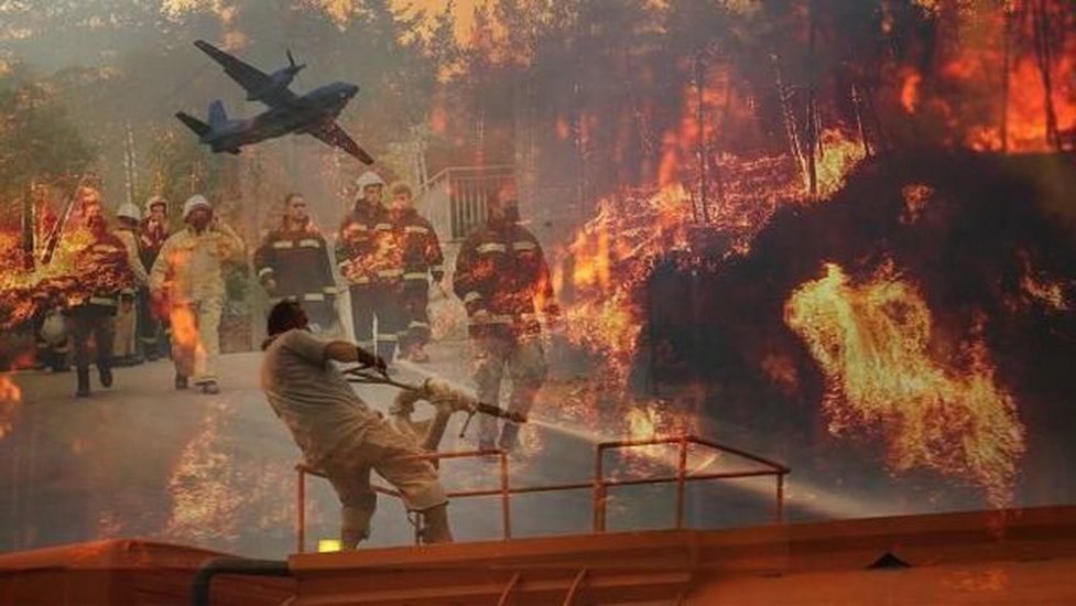 Азербайджанские спасатели тушат пожары в провинции Мугла - ФОТО