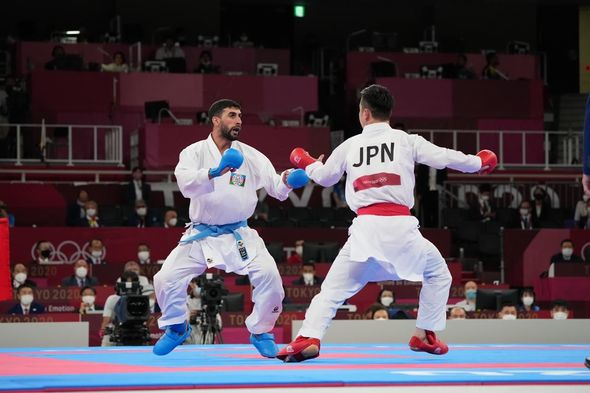 Токио-2020: Фарзалиев выиграл у японского каратиста и идет третьим - ФОТО