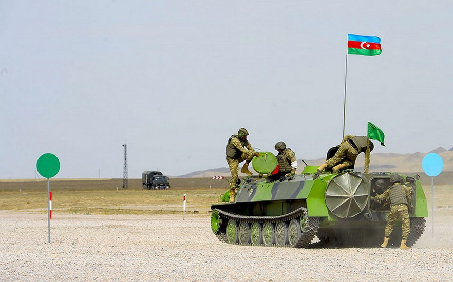 Азербайджанские военные успешно выступили на конкурсе "Мастера артиллерийского огня" - ВИДЕО