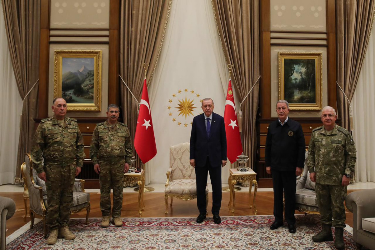 Президент Турции принял Закира Гасанова и Керима Велиева