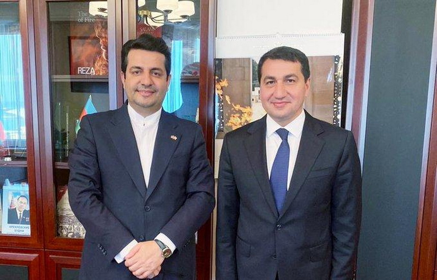 Хикмет Гаджиев встретился с послом Ирана во второй раз за неделю - ФОТО