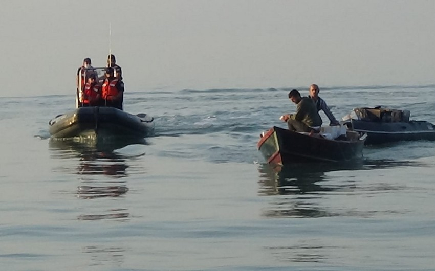 Госпогранслужба и Служба госбезопасности провели операцию в Каспийском море, есть задержанные - ФОТО