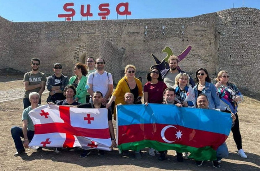 Грузинские журналисты и эксперты побывали в Шуше - ФОТО