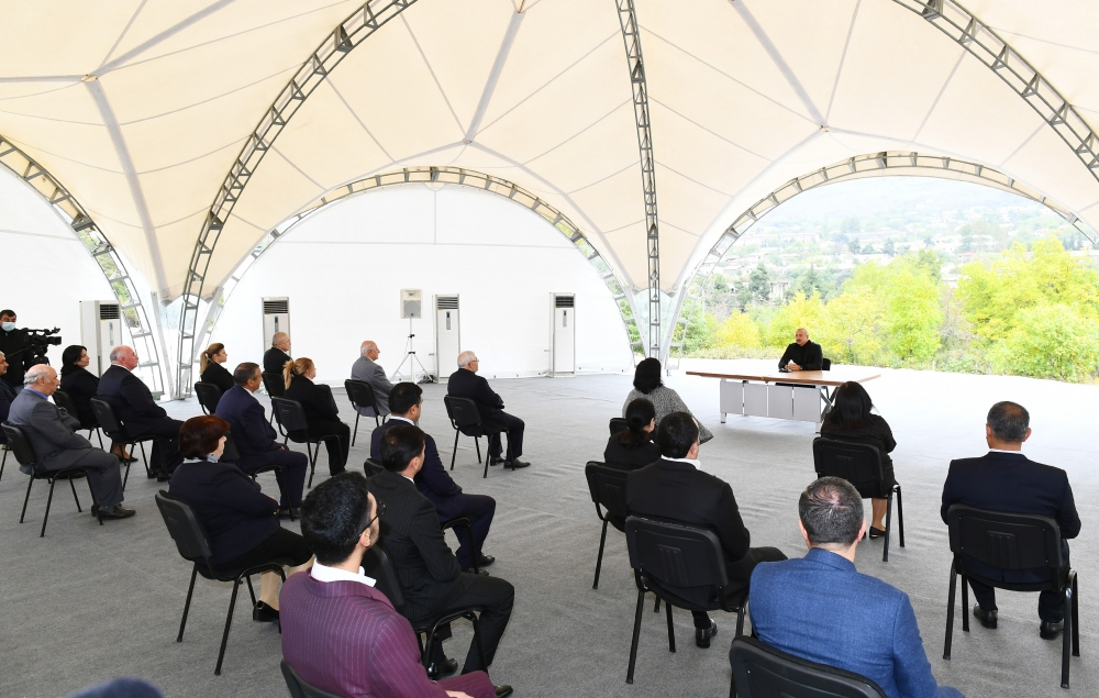 Ильхам Алиев встретился с представителями общественности Ходжавендского района - ВИДЕО