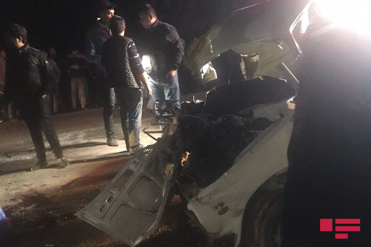 Страшная авария в Азербайджане, погибли 4 человека - ВИДЕО