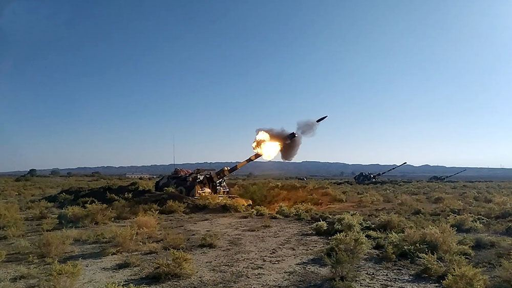 Подразделения ракетно-артиллерийских войск Азербайджана выполнили боевые стрельбы - ВИДЕО