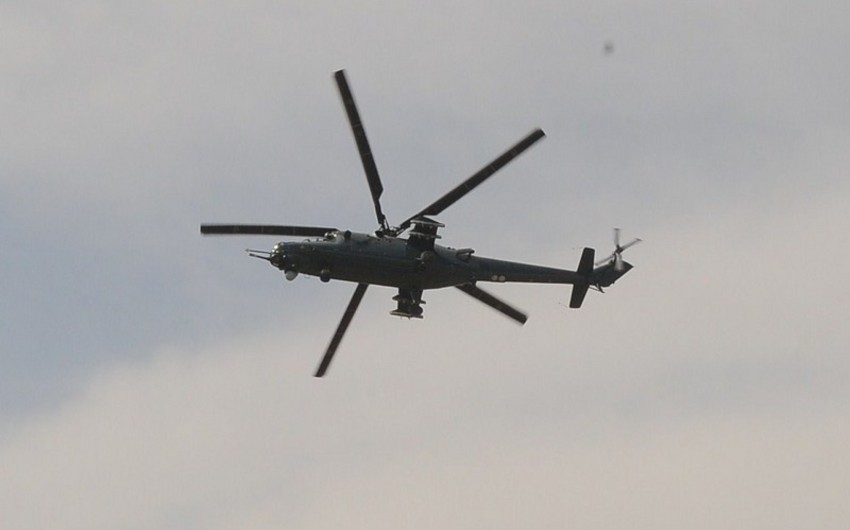 В Азербайджане разбился военный вертолет,