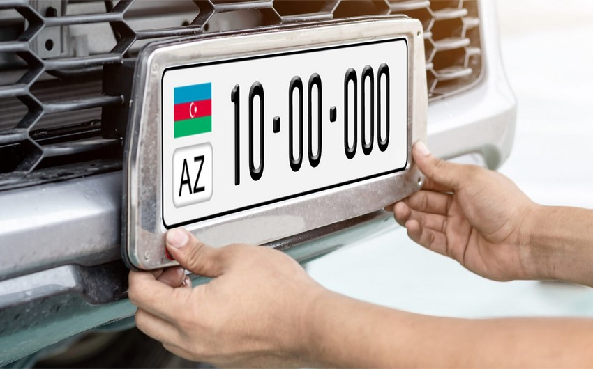 В Азербайджане утверждены госпошлины на выдачу номерных знаков автомобилей