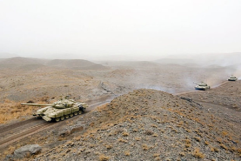 В Нахчыване проведена внезапная проверка в одном из танковых подразделений - ВИДЕО
