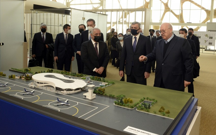 Премьер-министр и руководитель Администрации президента ознакомились с аэропортом в Физули