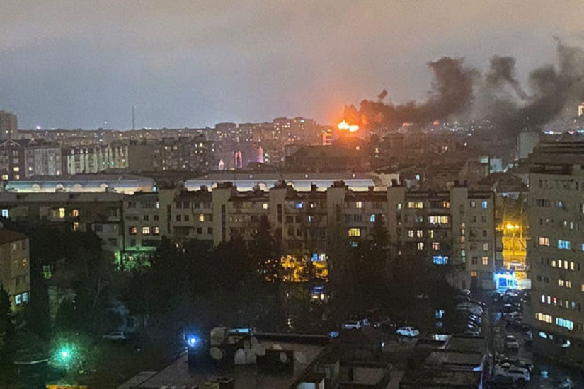 Пожар в бакинском отеле потушен - ОБНОВЛЕНО + ВИДЕО