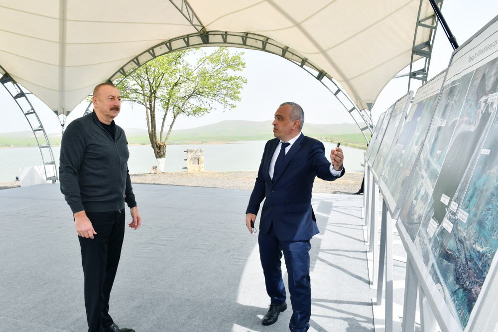 Ильхам Алиев ознакомился с ходом строительства объектов на освобожденных территориях - ФОТО