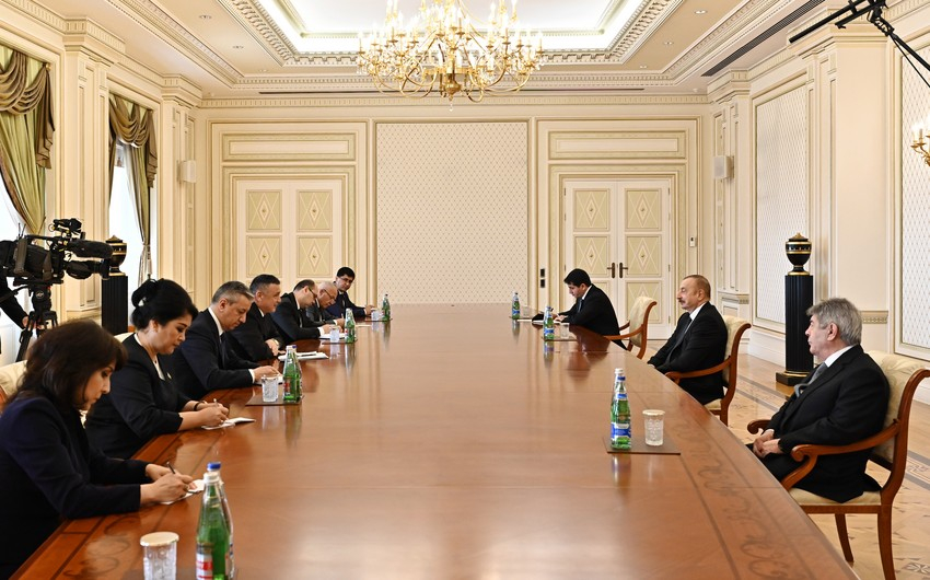 Ильхам Алиев принял председателя Законодательной палаты парламента Узбекистана - ВИДЕО