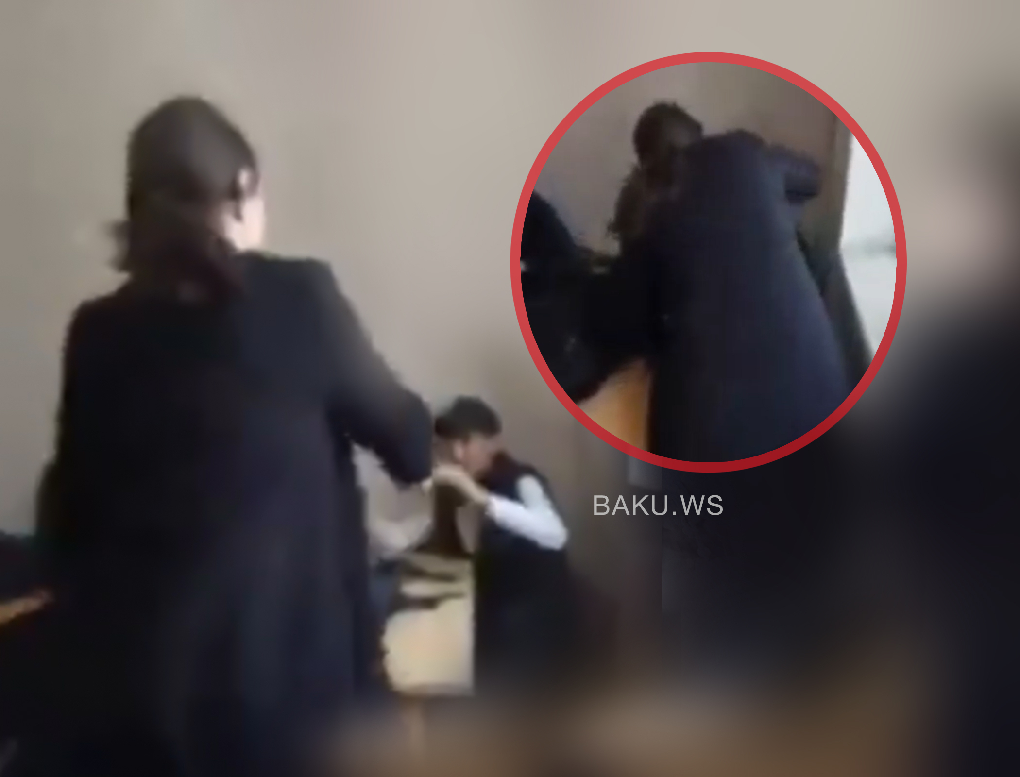 В Азербайджане учитель избила ученика: начато расследование - ВИДЕО