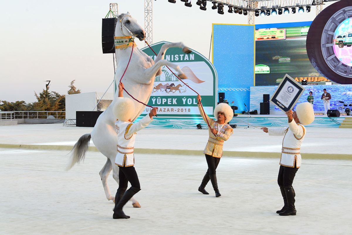 В Туркменистане установят памятник коню экс-президента Бердымухамедова