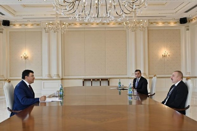 Президент Азербайджана принял вице-премьера Узбекистана