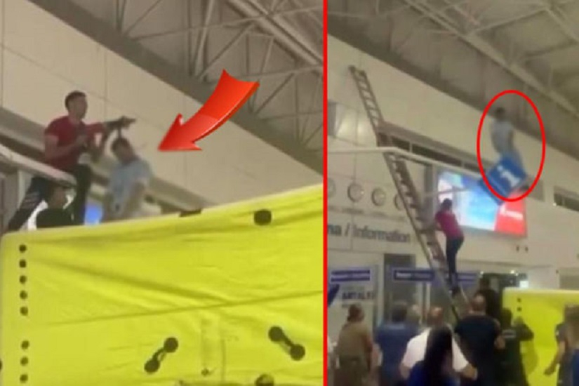 Россиянин попытался публично повеситься в турецком аэропорту - ВИДЕО