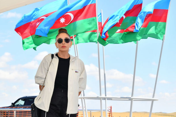 Мехрибан Алиева поделилась кадрами из поездки с Президентом Ильхамом Алиевым в Зангиланский район - ВИДЕО