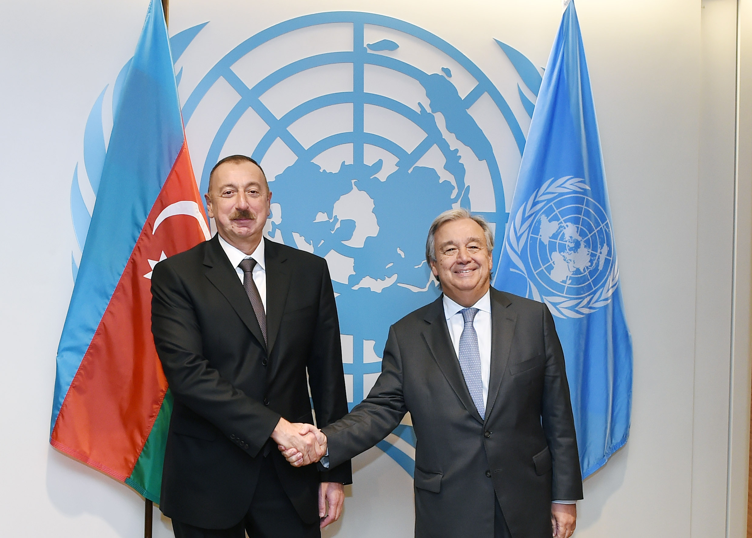 Генеральный секретарь ООН поздравил Ильхама Алиева