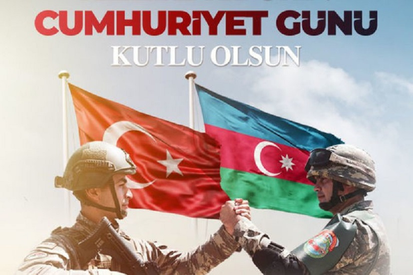 Министерство обороны Турции поздравило Азербайджан с Днем независимости - ФОТО