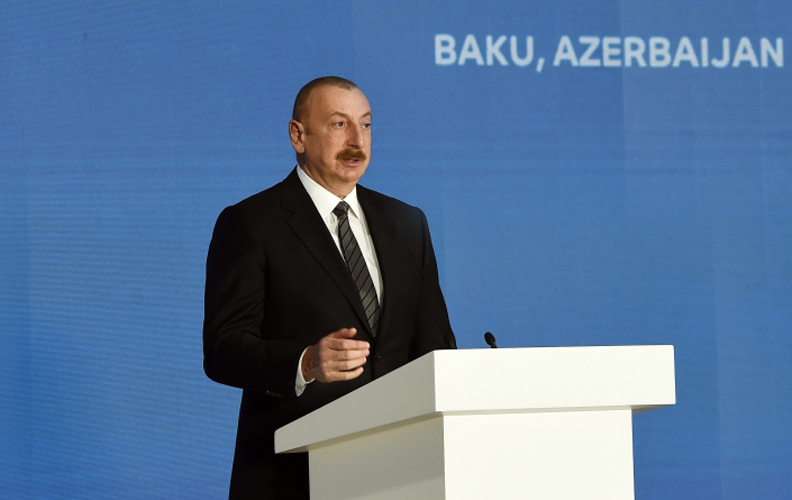 Ильхам Алиев принял участие в 27-й Международной выставке "Нефть и газ Каспия" - ФОТО