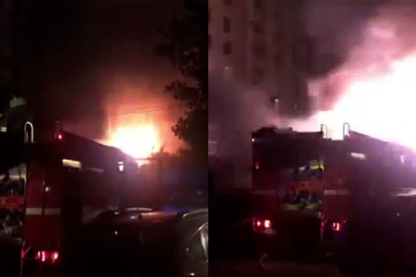 Потушен пожар в двухэтажном здании в Баку - ОБНОВЛЕНО + ВИДЕО