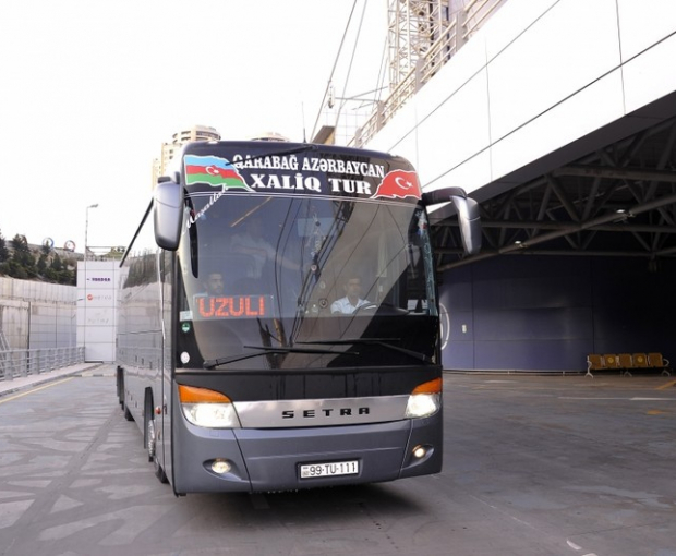 Запущен регулярный автобусный рейс в Физули - ФОТО