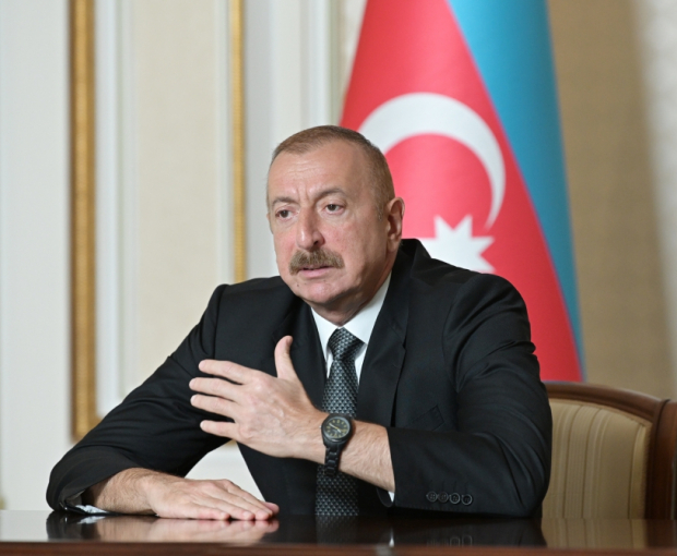 Ильхам Алиев: 9 городов и сотни сел Азербайджана стерты с лица земли