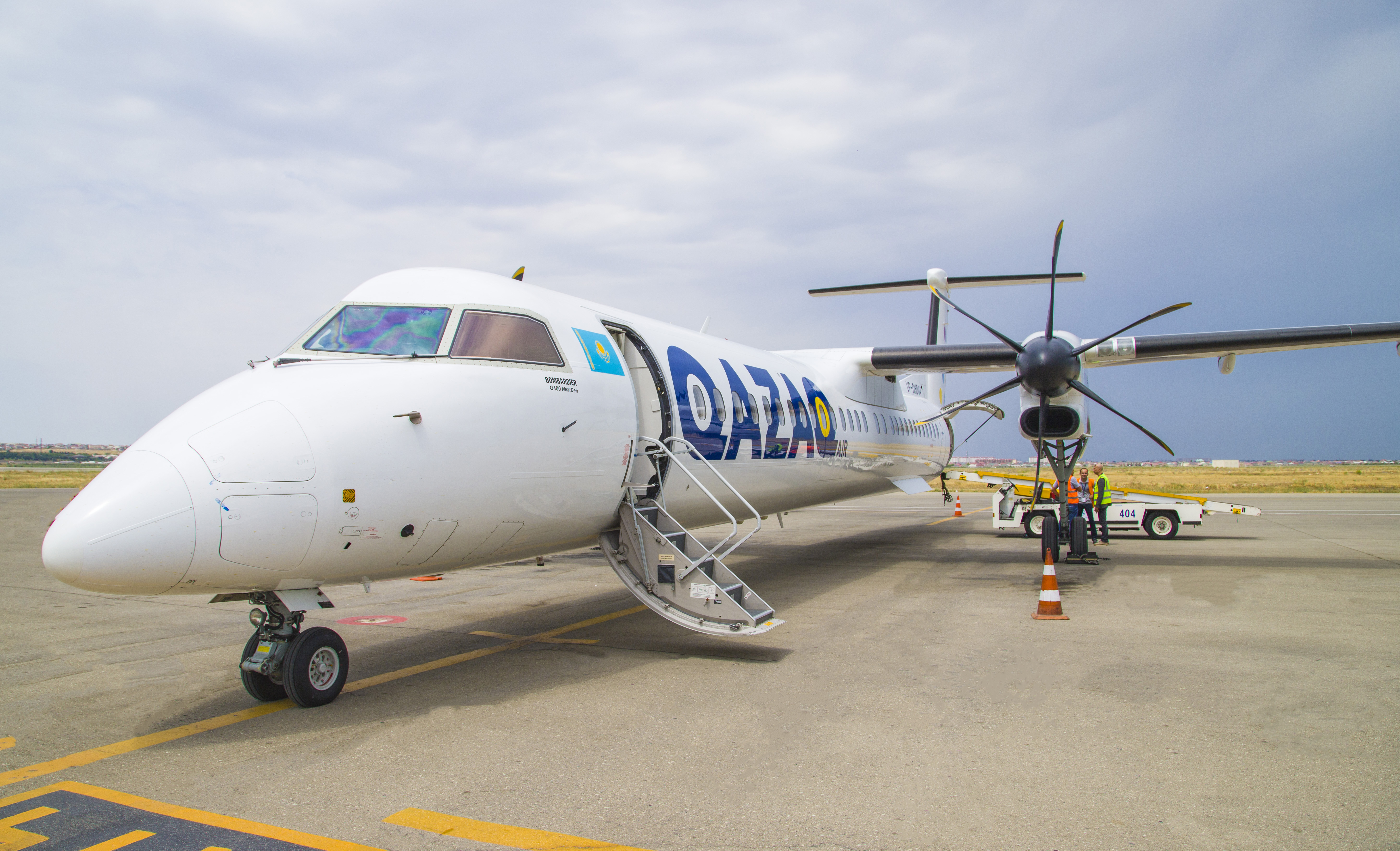 Международный аэропорт Гейдар Алиев принял первый рейс Qazaq Air