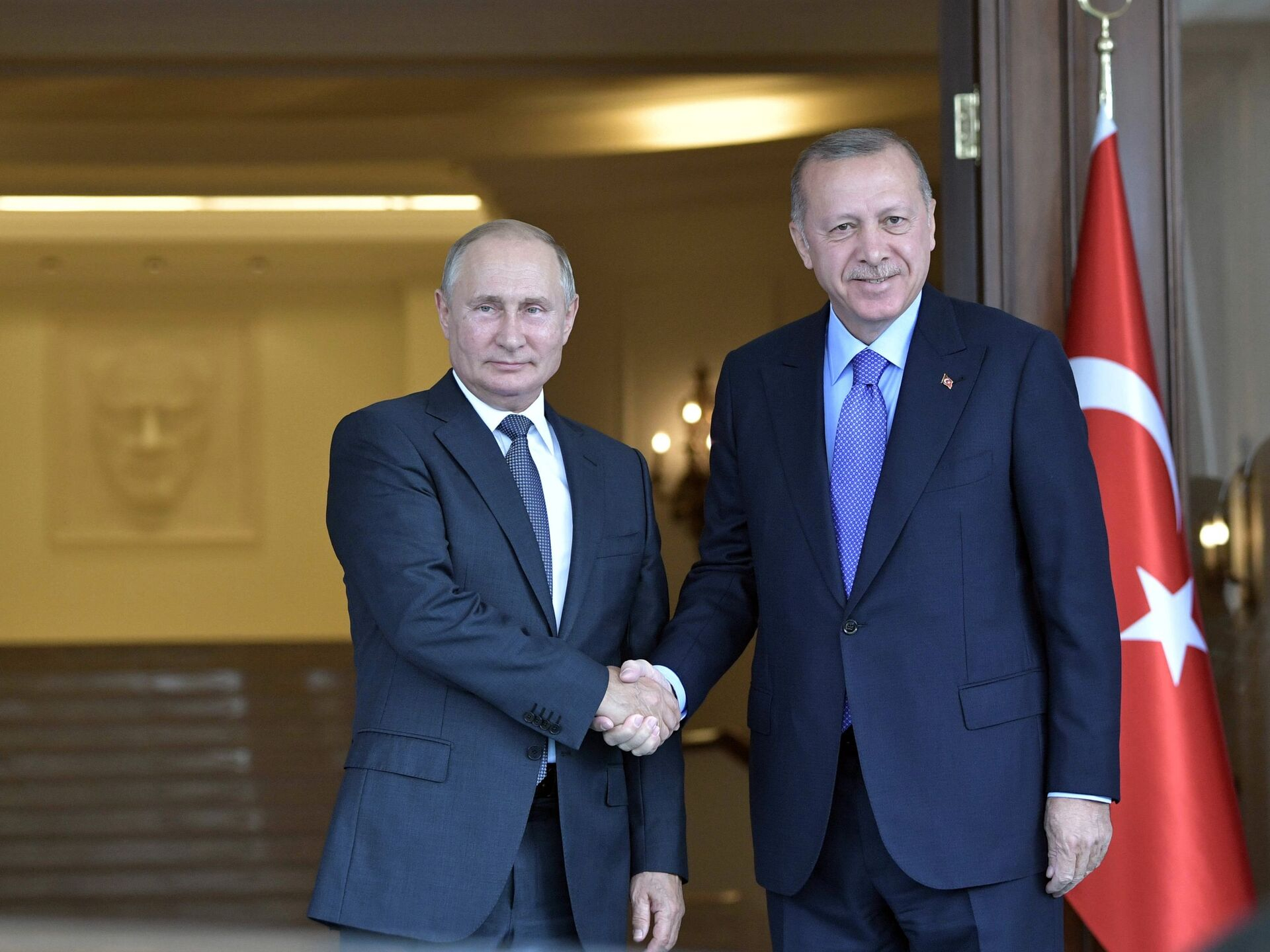 Эрдоган встретится с Путиным в Тегеране