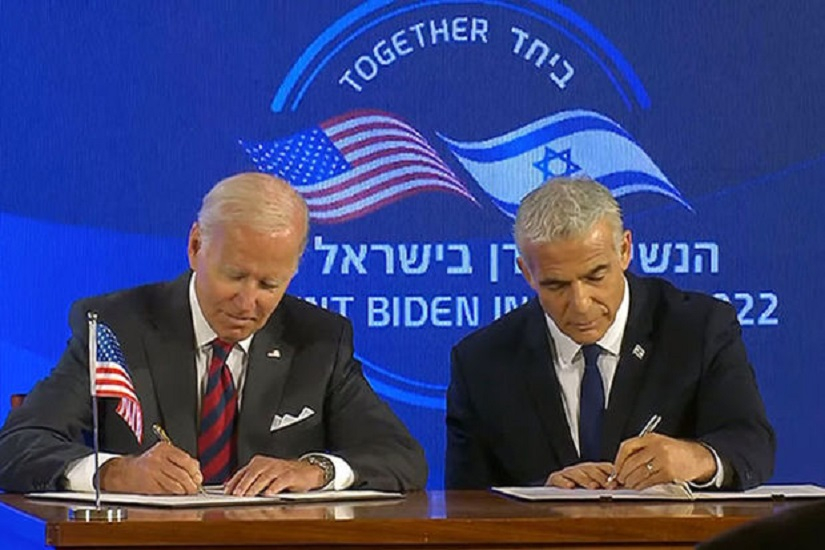 Лапид и Байден подписали "Иерусалимскую декларацию"