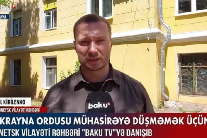 Глава Донецкой области поговорил с Baku TV - ВИДЕО