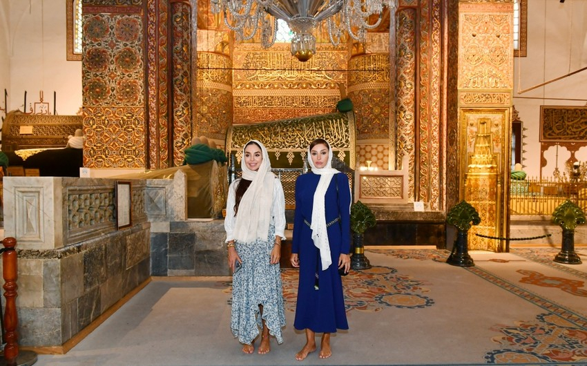 Мехрибан Алиева и Лейла Алиева посетили Музей Мевланы в Конье - ФОТО