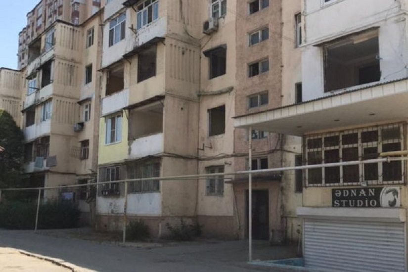 В Баку начался снос жилого дома - ФОТО