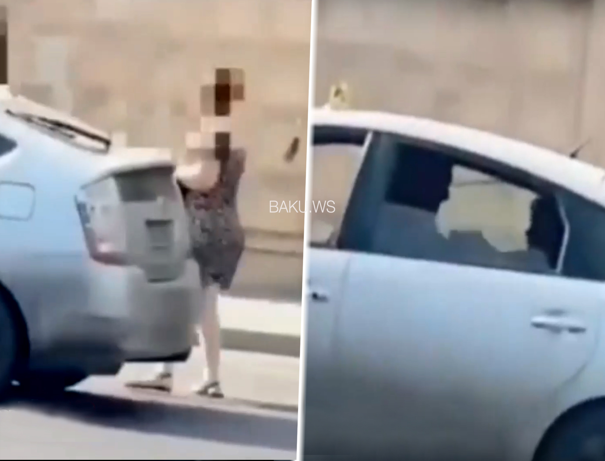В Баку наказали водителя Toyota Prius, вступившего в конфликт с пассажиркой - ВИДЕО