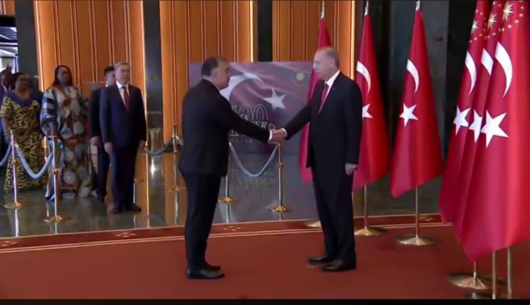 Посол Азербайджана встретился с Эрдоганом - ФОТО