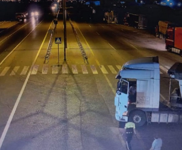 В Баку арестован водитель грузовика, пытавшийся перекрыть дорогу
