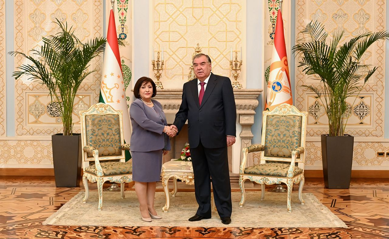 Сахиба Гафарова встретилась с президентом Таджикистана - ФОТО