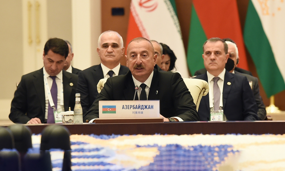 Ильхам Алиев выступил на саммите стран-членов ШОС - ВИДЕО