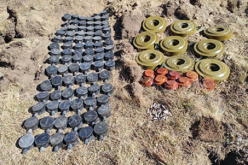 Обезврежены мины, установленные армянскими вооруженными формированиями - ФОТО