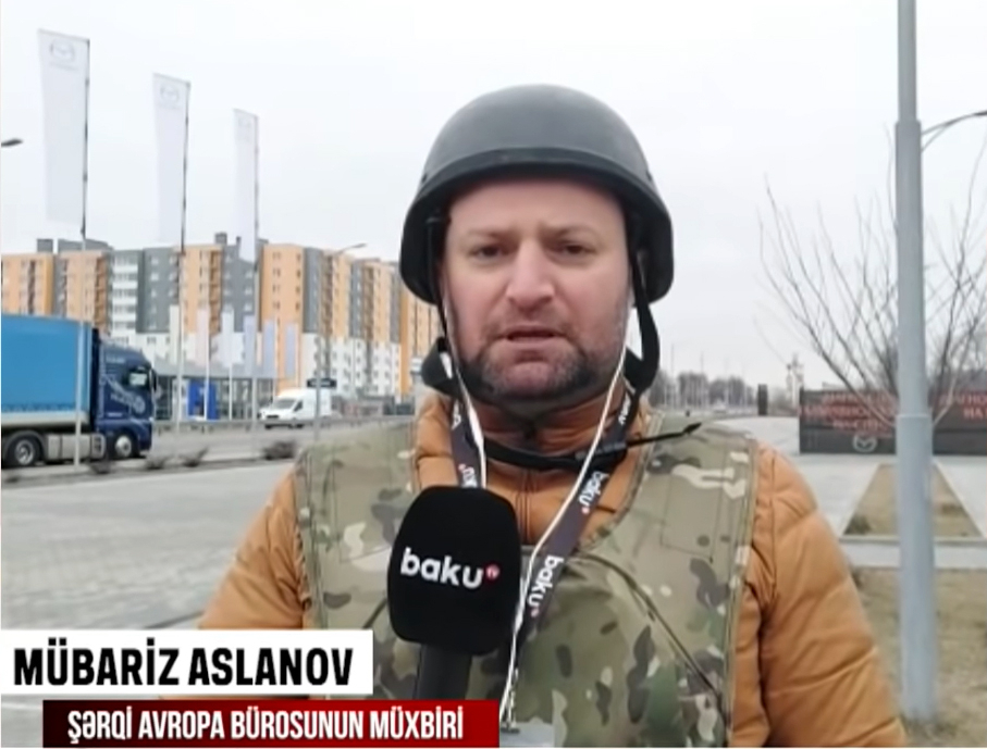 Корреспондент Baku TV в Украине чудом остался жив - ВИДЕО