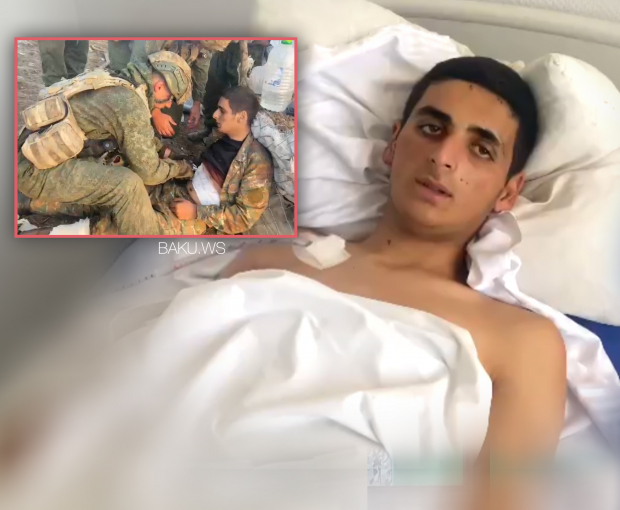 Азербайджанский военный навестил раненого армянского солдата, которому спас жизнь - ВИДЕО