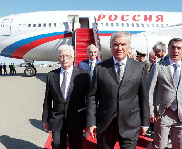 Председатель Госдумы РФ прибыл в Баку - ОБНОВЛЕНО + ВИДЕО