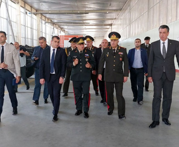 Начальник Генштаба посетил Национальный учебно-тренировочный центр в Грузии - ФОТО