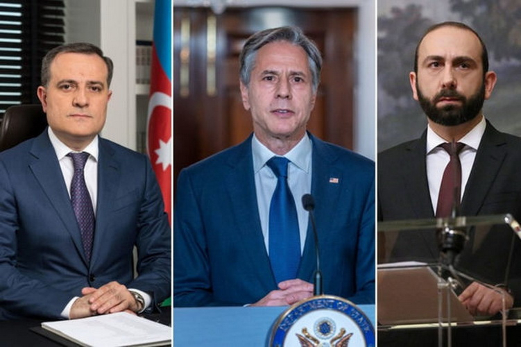 Состоялся трехсторонний телефонный разговор между главами дипведомств Азербайджана, США и Армении