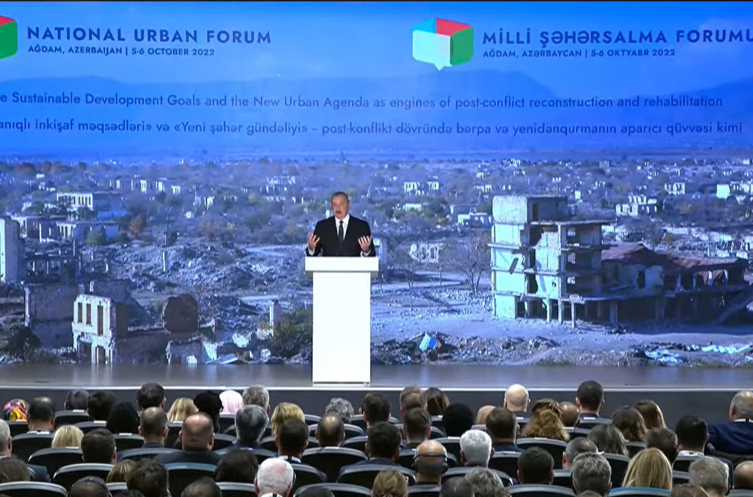 Президент Азербайджана: Мы вернулись сюда навсегда