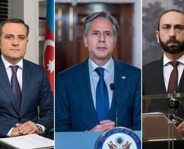 Состоялся трехсторонний телефонный разговор между главами дипведомств Азербайджана, США и Армении