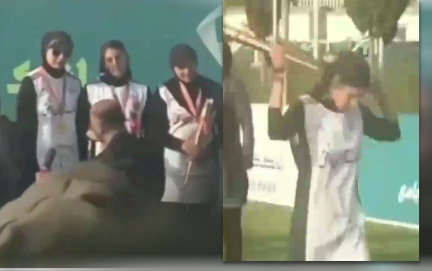 Иранская спортсменка сняла хиджаб на церемонии награждения в Тегеране - ВИДЕО