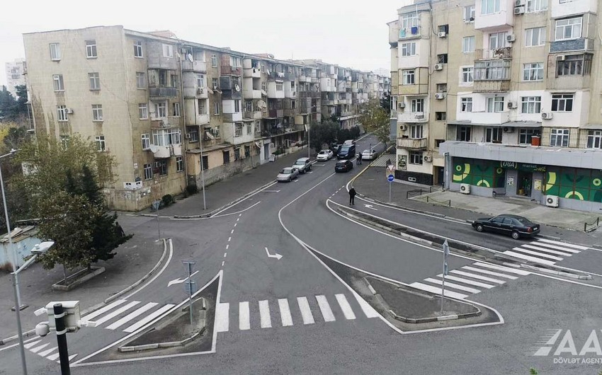 В Баку отремонтирована улица Тофика Аббасова - ФОТО